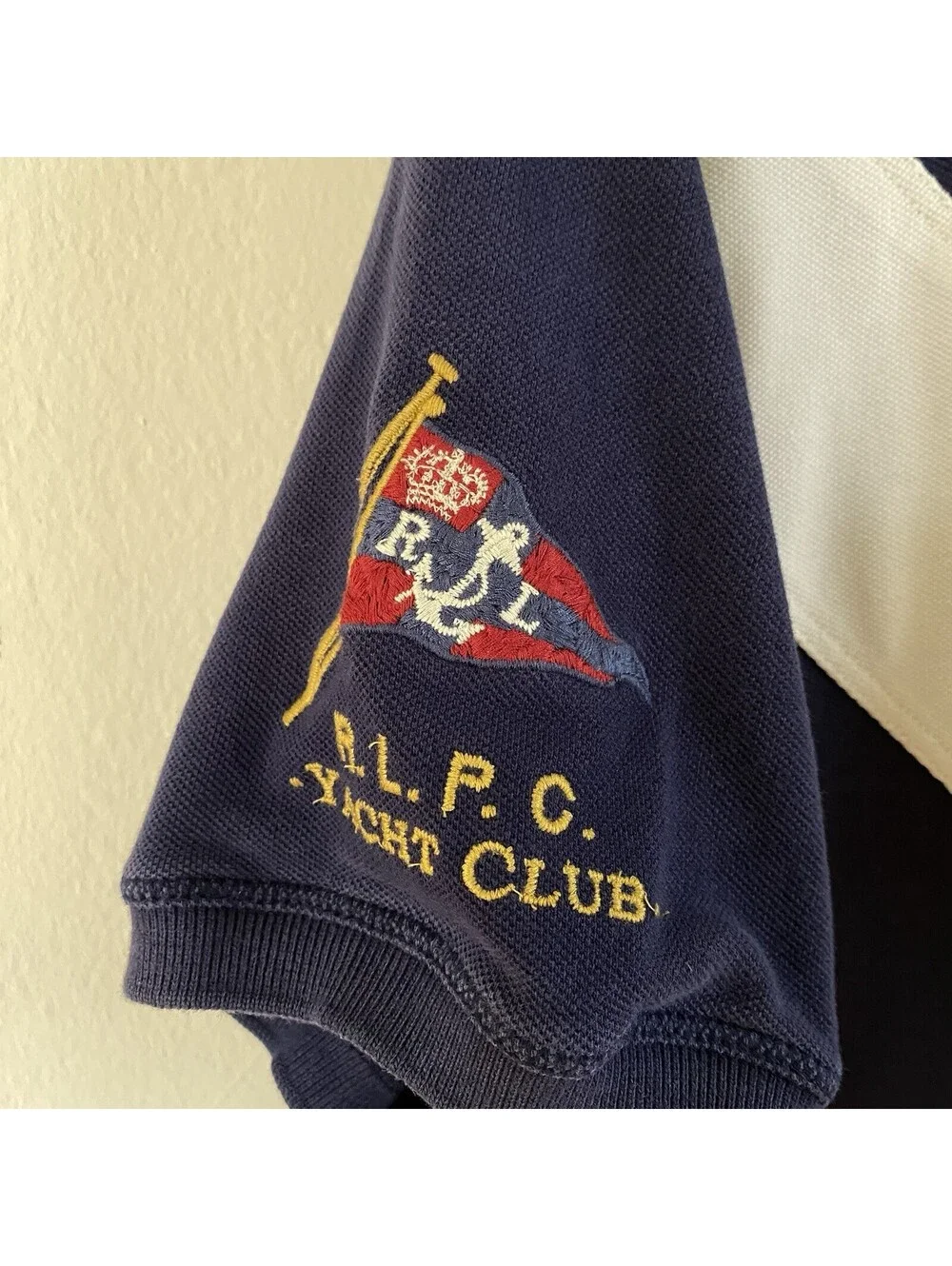 Polo Ralph Lauren Shirt Mens 2XL Blue Big Pony Yacht Club